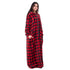 Snuggs Wearable Monk Red Checkered